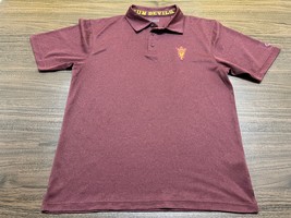 Arizona State Sun Devils Men’s Maroon Polo Shirt - Champion - Medium - ASU - £16.02 GBP