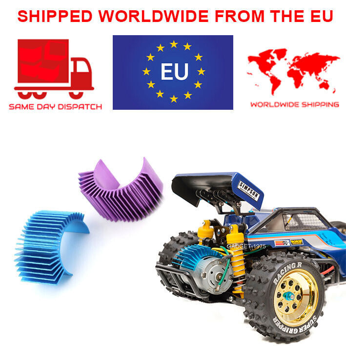 Rc Car Motor Heat Sink Hop Up Upgrade for Tamiya, Kyosho, Hpi, rc4wd, Sc... - $4.85