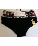 Three Harry Potter Cotton Stretch Hipsters Size Medium Multi color 95% C... - $16.81