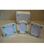 Birthday Gift 2007 President&#39;s Club Porcelain Frame Set Qty 3 Avon  - $9.95