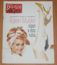 BLANCO Y NEGRO 1997 Karen Mulder Manolo Tena Arturo Fernandez spain magazine - £8.29 GBP