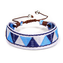 Bohemia Style Weave Rope Friendship Bracelets For Woman Men Cotton Handmade Embr - £9.74 GBP