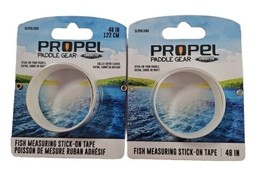 Lot of Two Propel Paddle Gear-Fish Measuring Tape -Stick-On 48&quot; Water Re... - £10.11 GBP