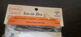 Vintage Sew In Bra Size C Cup Dress Bathing Suit Tank Top Craft Scovill USA - £9.49 GBP