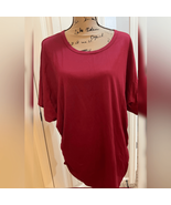 Womens Short Sleeve  Drape Loose Fit Tunic Top. SZ XXL - $24.75