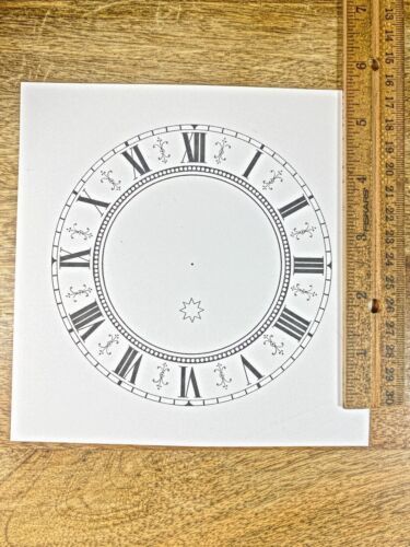 4 7/8 Inches Diameter Clock Paper Dial, Roman Numbers  (Lot 216) - $6.98