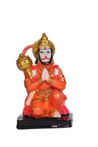 Stone Hanuman Ji Statue, 4 Inch Multicolour For Luck , Power , Money ,Well Being - £27.24 GBP