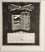 1920 Print Ad Hartmann Wardrobe Trunks Made in Racine,Wisconsin - £11.10 GBP