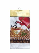 Multiuso 3 Piezas Cocina Toalla Juego 2 Impreso Polialgodón 1 Macizo Mic... - $44.98