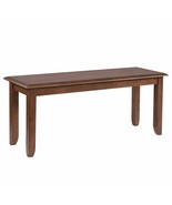 Simply Brook 42&quot; Contemporary Solid Wood Dining Bench in Amish Brown - $547.78 CAD