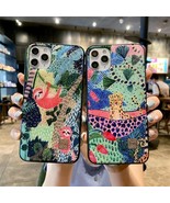 For iPhone 13 12 11 Pro Chic Cute Cartoon Anime Sloth Leopard Silicone Case - £10.23 GBP