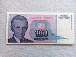 100 Nikola Tesla banknote 1994 uncirculated - $4.95