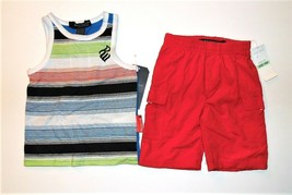 Rocawear Infant Toddler Boys 2pc Shorts and Tank Outfit Sizes 12M or 18M NWT - £11.21 GBP