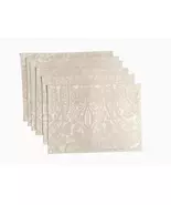 Ralph Lauren Thoroughbred Paisley Parchment Portrait White 6pc Placemat Set - $45.00