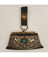 Tibetan Mongolian Snow Lions Mechak Lighter Purse - Made in Nepal - $99.99
