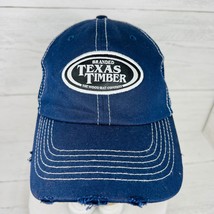 Texas Timber Distressed Baseball Hat Cap Branded Wood Bat Company Embroi... - $36.99
