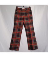 Vintage MUSE&#39;S Pants Men&#39;s 30x30 Wool Tartan Plaid Straight Leg 80&#39;s Y2K... - $1,686.95 MXN