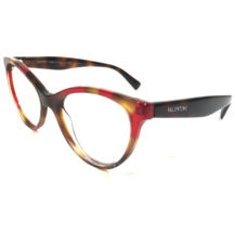 Valentino Eyeglasses Frames VA 3013 5058 Brown Red Tortoise Cat Eye 51-1... - £80.71 GBP