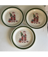 Worldwide Showcase Festive Santa Claus Dinner Plates Set of 3 - €23,25 EUR