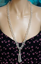 Faux Pearls &amp; Crystals Necklace ~ All Plastic but Fantastic - £15.94 GBP