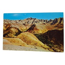 Postcard The Big Badlands National Parks System South Dakota Chrome Posted - £5.21 GBP