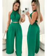Women’s Summer Sleeveless Jumpsuit – Casual One-Piece Romper with Pocket... - $33.98 CAD