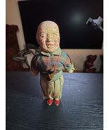 Vintage 1940s Wind Up Composition Vibrating Doll 11.5” Folk Outfit Antiq... - $1,209.79 MXN