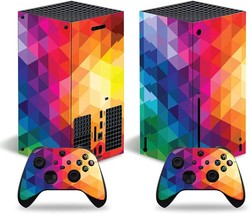 Triangle-Shaped Fottcz Vinyl Skin For Xbox Series X Console And Controllers - £24.62 GBP