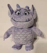 Disney Jr Vampirina Gregoria The Gargoyle 7&quot; Plush Purple Stuffed Animal Toy Euc - £7.89 GBP