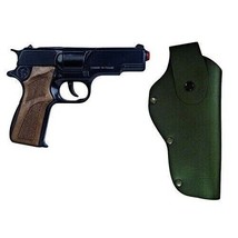 Gonher Army 1911 Style 8-Shot Toy Cap Gun &amp; Holster Playset - £21.29 GBP