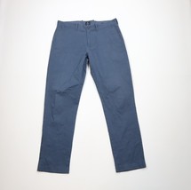 J Crew Sutton Mens 34x32 Distressed Flex Straight Leg Chino Pants Trouse... - $34.60