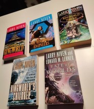 5 Larry Niven Novels Lot Ringworld Fate of World 3 New Books Sci-fi Fantasy - £30.92 GBP