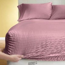 BedTite 300 Thread Count Sheet Set Mauve Full - £52.16 GBP