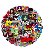 100 Pcs Handmade Fashion ROCK Music Graffiti Stickers for Ipad Phone Guitar Moto - $13.00