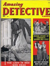 ORIGINAL Vintage February 1959 Amazing Detective Magazine GGA - £38.71 GBP