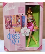 Dress &#39;N Go Barbie Doll with Fashion Case &amp; Accessories 2001 Mattel 5530... - $838.54 MXN