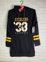 Ultra Game NFL Pittsburgh Steelers Tunic Hoodie Pullover Sweatshirt Wome... - £38.92 GBP