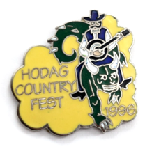 VTG 1996 HODAG Country Fest Music Festival Rhinelander Wisconsin Pin Souvenir - £11.45 GBP