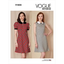 Vogue Sewing Pattern V1822 Empire Waist Dress Misses Size 16-24 - $16.19