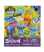 Cra-Z-Art Disney Stitch Softee Dough Press &#39;N Mold Playset Blue 3+ - $15.87 CAD