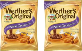 4 bags of Werther&#39;s Original Soft Eclairs Caramel Candy 116g / 4.1oz Each - £24.65 GBP