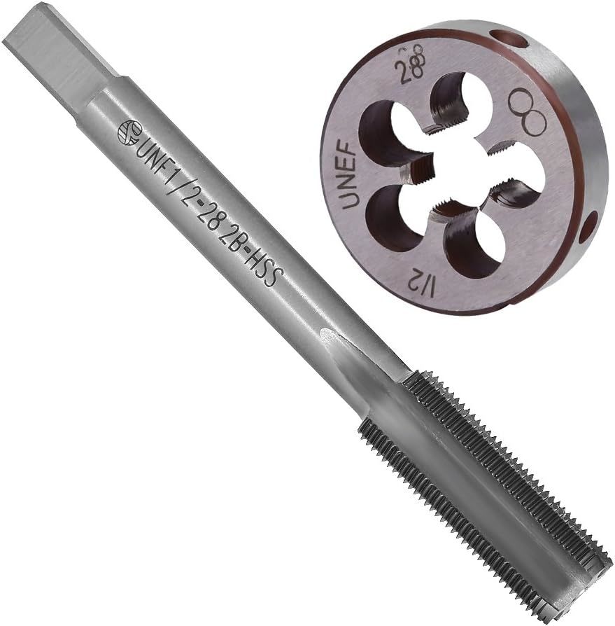 1/2&quot; - 28 Unef Right Hand Tap And Die Set With Round Die 22Lr 223 5.56 9Mm - $34.98