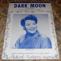 Bonnie Guitar Sheet Music - Dark Moon (1957) - £9.63 GBP
