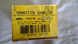 HUBBELL PTC-1 Transition Connector for Undercarpet Wiring (Flat Wire only) - $18.59