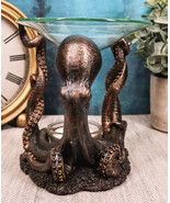 Nautical Ocean Marine Octopus Oil Warmer Or Wax Tart Burner Candle Holde... - $40.99 CAD