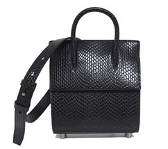 Christian Louboutin New Top Handle Paloma Mini Embossed Black Cross Body - $1,174.04