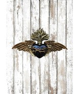 Hand-Painted Resin Sacred Heart Wall Plaque - Catholic Home Decor - $113.08 CAD