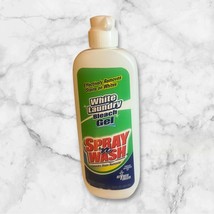 Spray-n-Wash White Laundry Bleach Gel 12 Fl Oz Vintage 2002 Old Stock 50% Full - £7.32 GBP