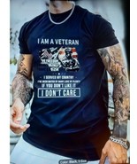 I&#39;m a Veteran I Love Freedom I have Dog Tags I Have a DD-214 I Served My... - £13.51 GBP