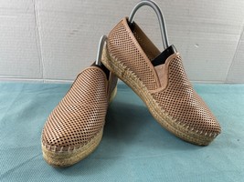 Steve Madden Women Shoes Brown 8 Leather Wright Espadrille Platform Flat... - $27.54